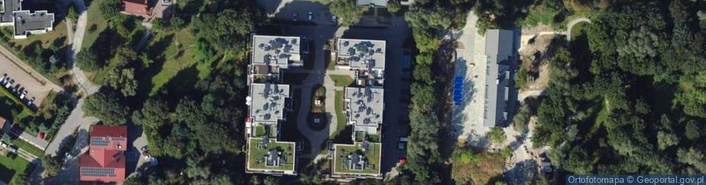 Zdjęcie satelitarne Urszula Krawczyńska Usługi Projektowo-Reklamowe