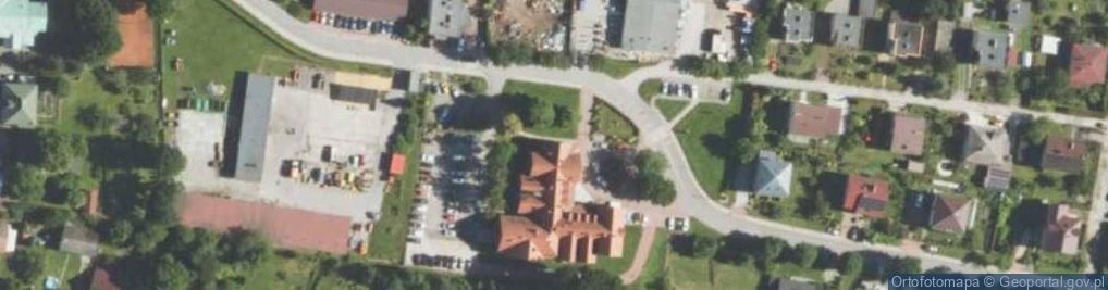 Zdjęcie satelitarne Urząd Gminy w Brzeszczach