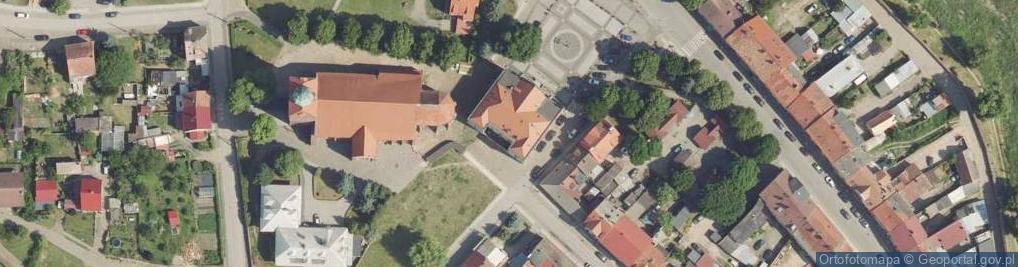 Zdjęcie satelitarne Urząd Miasta i Gminy w Ośnie Lub