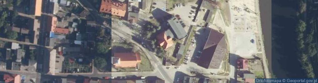 Zdjęcie satelitarne Urząd Miejski Gminy Łobżenica