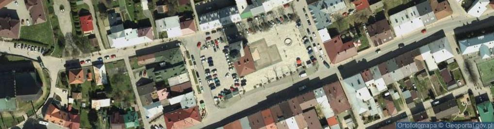 Zdjęcie satelitarne Urząd Miejski w Bieczu