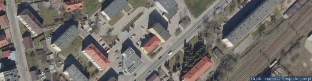 Zdjęcie satelitarne Urząd Miejski w Łapach