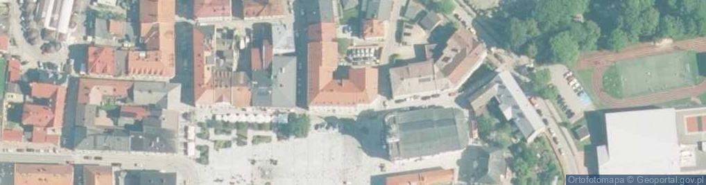 Zdjęcie satelitarne Urząd Miejski w Wadowicach