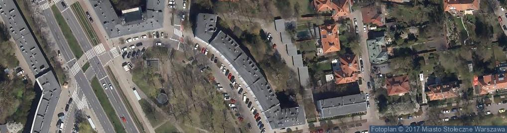 Zdjęcie satelitarne Urząd Pocztowy Warszawa 77
