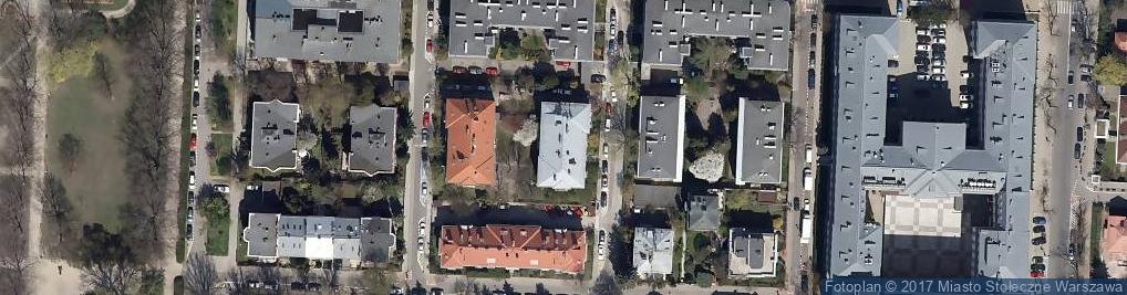 Zdjęcie satelitarne Urzędnicza Spółdzielnia Budowlano Mieszkaniowa Spójnia