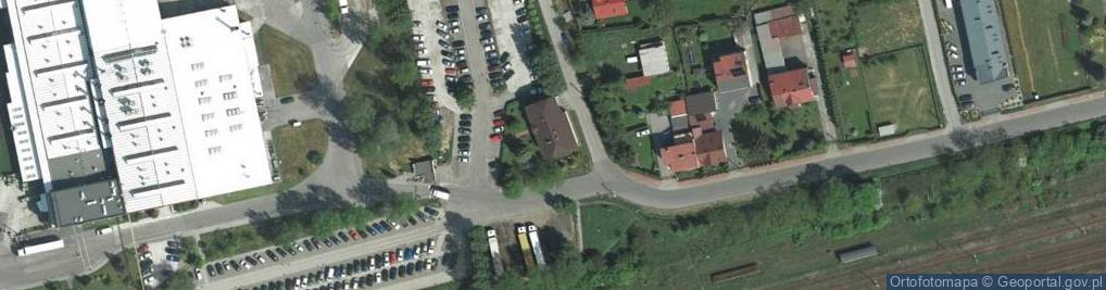 Zdjęcie satelitarne Usi Skawina