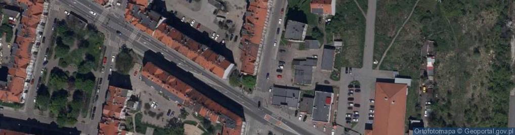 Zdjęcie satelitarne Usł.Bud., Hajdel, Legnica