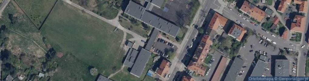 Zdjęcie satelitarne Usł.Higieny Szkol.Malinowska B., Lubań