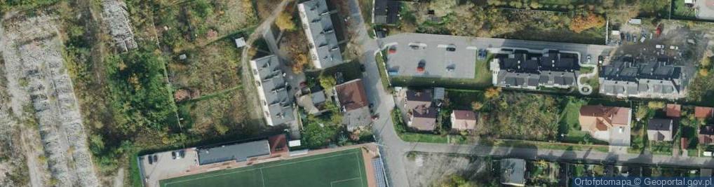 Zdjęcie satelitarne Usł Noclegowe Wynajmowanie Pokoi Gościnnych Pielgrzymom