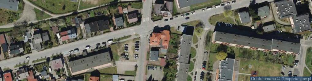 Zdjęcie satelitarne Usł Wędzarnicze Sprzedaż Det Wyr Mięsno Wędliniar