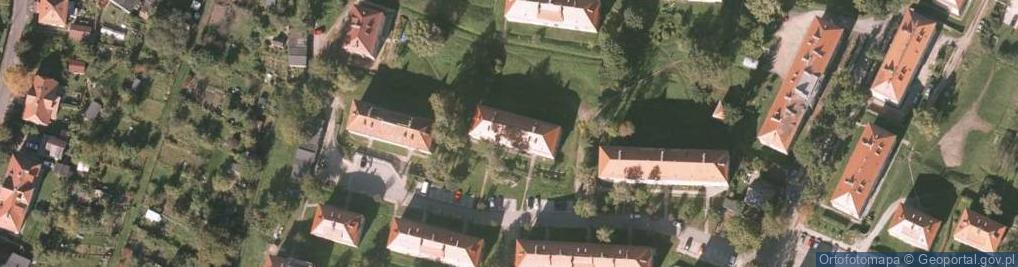Zdjęcie satelitarne Usługi BHP "Bezpieczna Praca" Biela Małgorzata