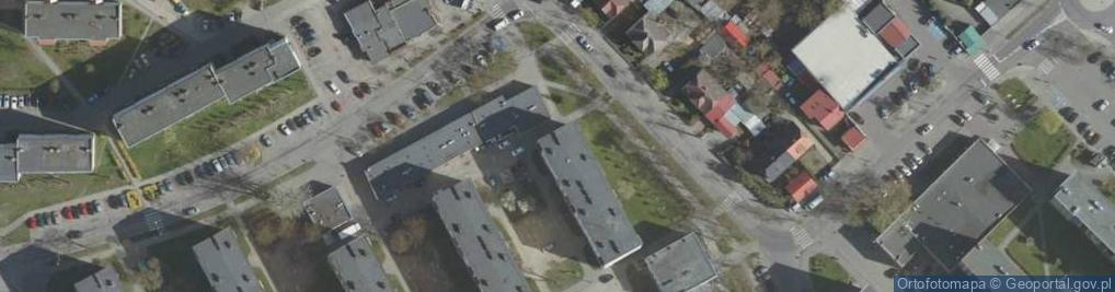 Zdjęcie satelitarne Usługi Bieliźniarsko Krawieckie