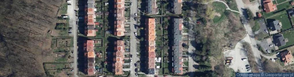 Zdjęcie satelitarne Usługi Budowlane Handel Produkcja Karkowski Adam