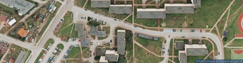 Zdjęcie satelitarne Usługi Budowlano Projektowo Handlowe