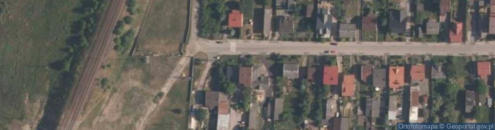 Zdjęcie satelitarne Usługi Cięcia Trakiem Przewoźnym " Krzyś " Krzysztof Deka