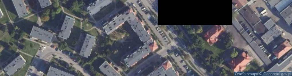 Zdjęcie satelitarne Usługi Fizjoterapii Handel Kwiaty Znicze