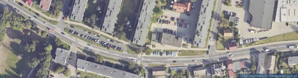 Zdjęcie satelitarne Usługi Gastronomiczne Kebab Q Gyros Krystyna i Krzysztof Bożemscy