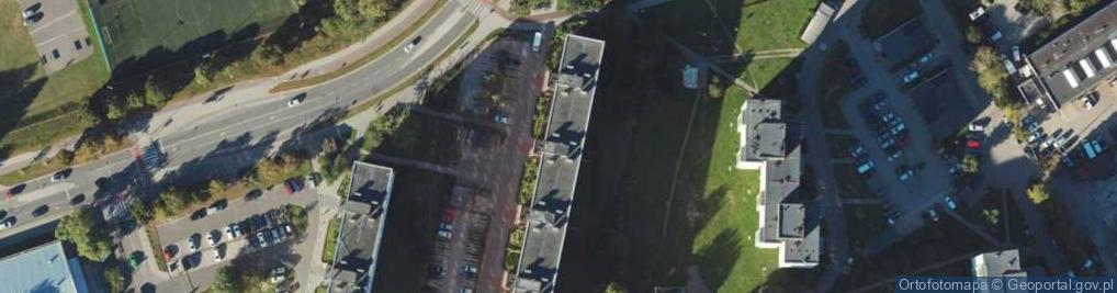 Zdjęcie satelitarne Usługi Handlowe