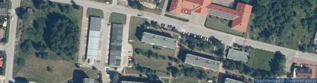 Zdjęcie satelitarne Usługi Handlowo Produkcyjne