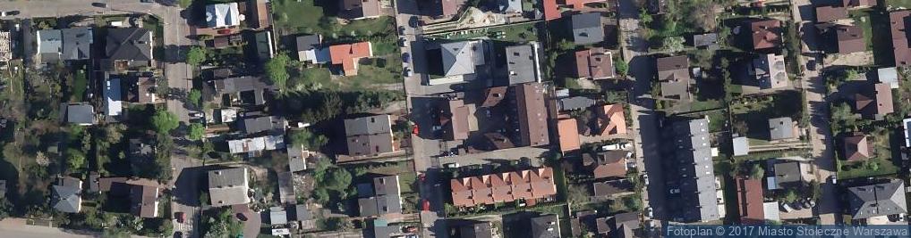 Zdjęcie satelitarne Usługi Hotelarskie Wynajem Pokoi