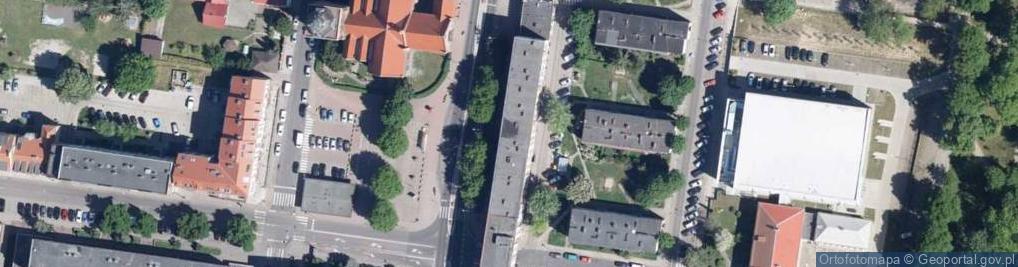 Zdjęcie satelitarne Usługi i Handel Darek Dariusz Błaszczyk ul.Bol.Chrobrego 22A 74-100 Gryfino