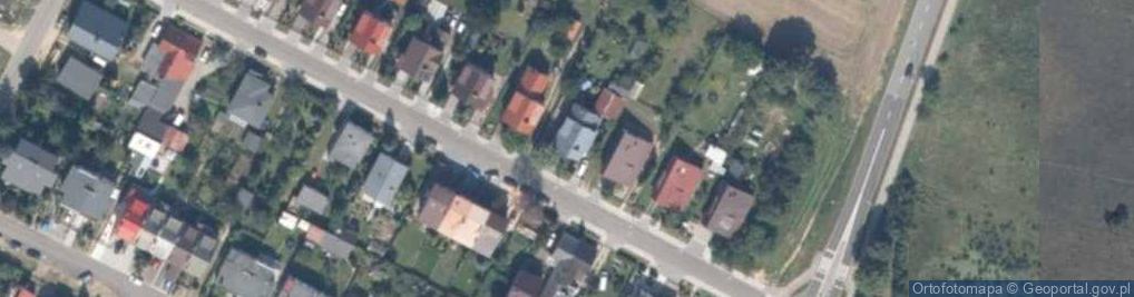 Zdjęcie satelitarne Usługi Introligatorskie, Wyrób Pieczątek