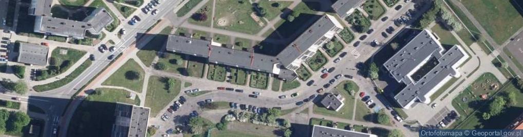 Zdjęcie satelitarne Usługi Konfekcyjne Jadwiga Wodecka