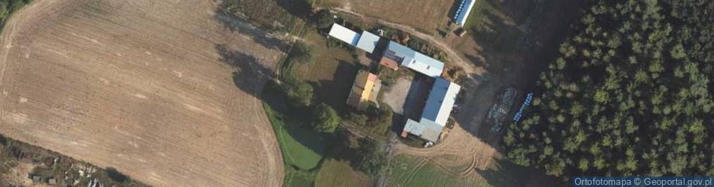 Zdjęcie satelitarne Usługi Leśne Rosiński Michał