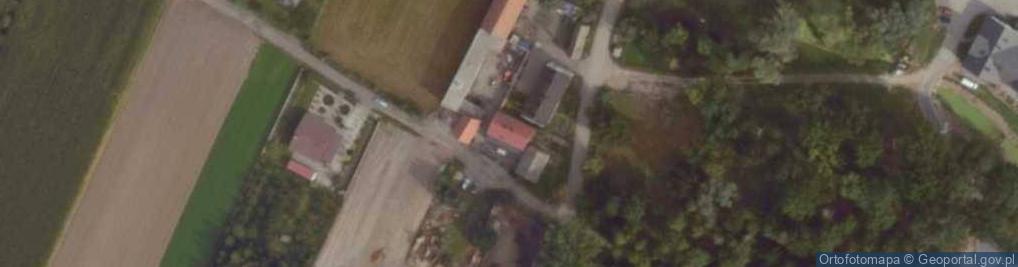 Zdjęcie satelitarne Usługi Leśne Sprzętem Rolniczym Usługi Transportowe Ciągnikiem Rolniczym Pawłowska Kamila