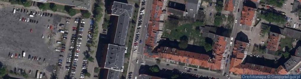 Zdjęcie satelitarne Usługi Magloprasowalnicze Kloc Lilianna