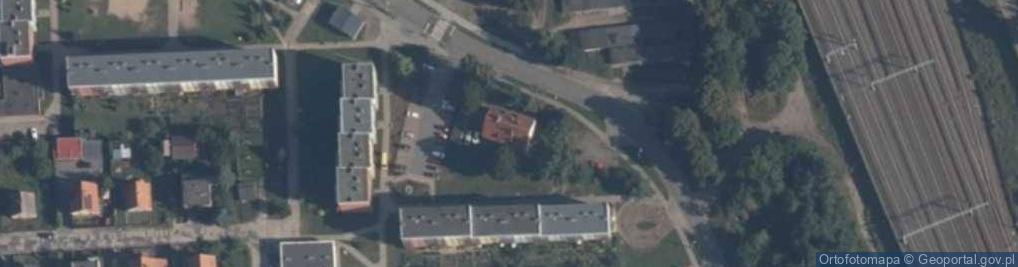 Zdjęcie satelitarne Usługi Ochrony Mienia Konwojowanie Krysiński Zbigniew