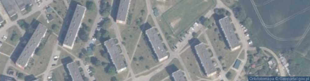 Zdjęcie satelitarne Usługi Pielęgnacyjne Psów Cztery Łapy Wioletta Drossel