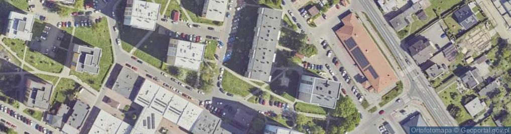 Zdjęcie satelitarne Usługi Pielęgniarskie Irena Dąbrowska