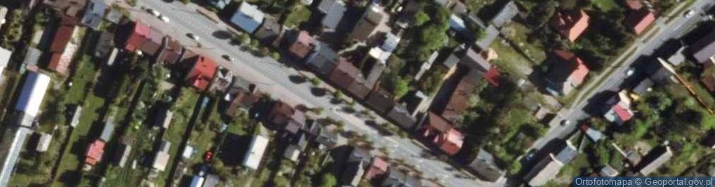 Zdjęcie satelitarne Usługi Pogrzebowe Pomoc Drogowa Sklep Wielobranżowy Handel Obwoźny