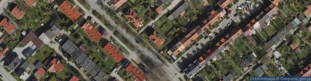 Zdjęcie satelitarne Usługi Porządkowe Krystyna Krystyna Wawrzyniak