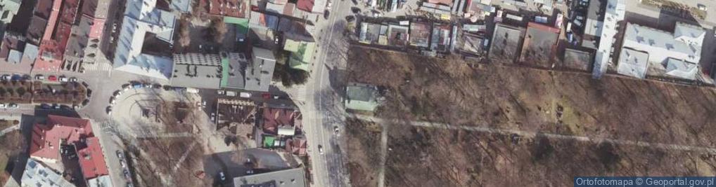 Zdjęcie satelitarne Usługi Produkcja Handel Byjoś