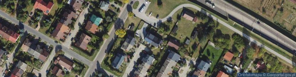 Zdjęcie satelitarne Usługi Projektowe Andrzej Borkowski