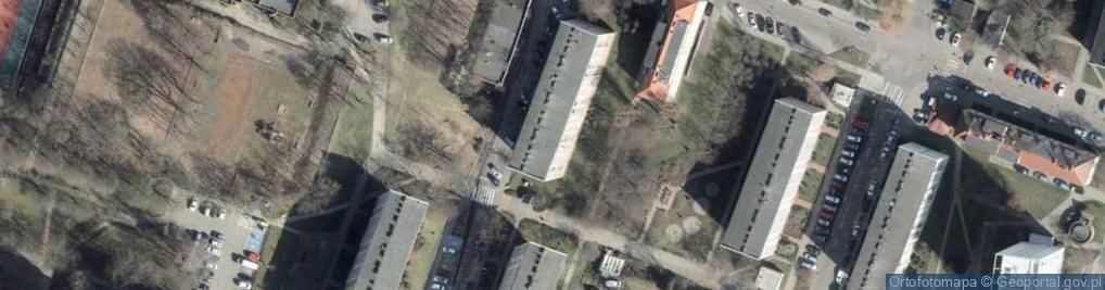 Zdjęcie satelitarne Usługi Projektowe Bińczyk Anna