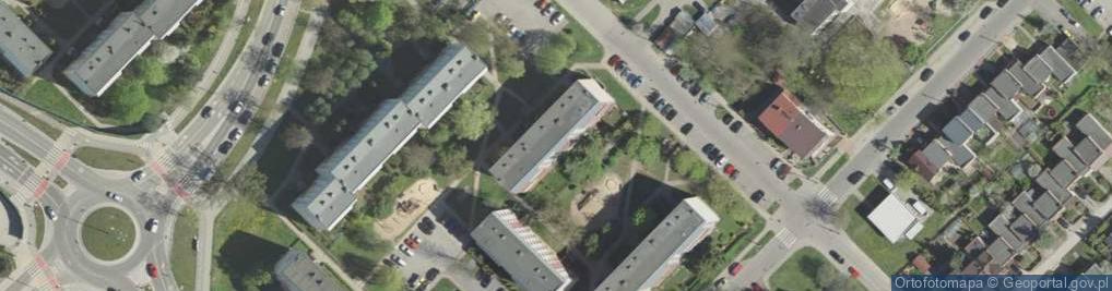 Zdjęcie satelitarne Usługi Projektowe Bronowicz Jacek