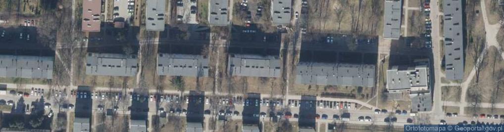 Zdjęcie satelitarne Usługi Projektowe Danuta Lech