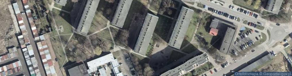 Zdjęcie satelitarne Usługi Projektowe Dołgoszyja Dariusz