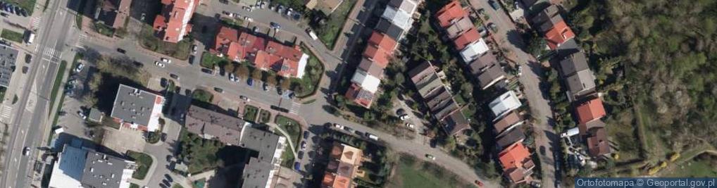 Zdjęcie satelitarne Usługi Projektowe Drogi Ulice Organizacja Ruchu Inż F Rytwiński 