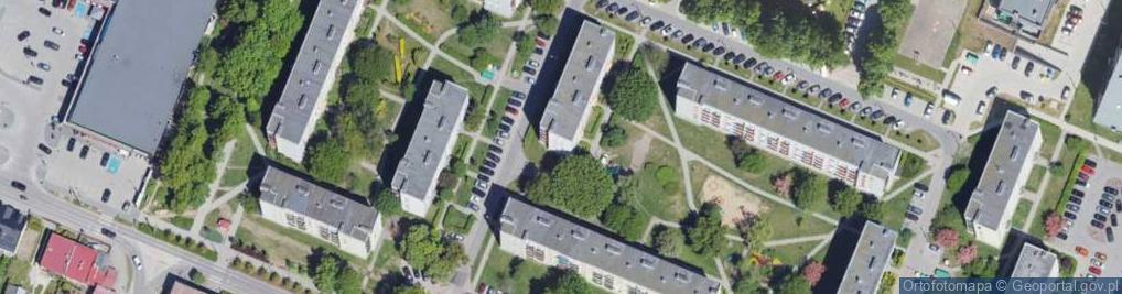 Zdjęcie satelitarne Usługi Projektowe i Nadzory Budowlane