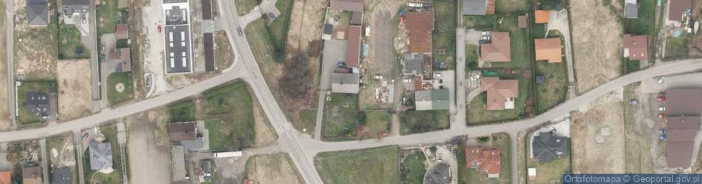 Zdjęcie satelitarne Usługi Projektowe Izabela Szyszka