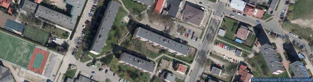 Zdjęcie satelitarne Usługi Projektowe Janiszewska Marianna Danuta
