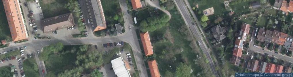 Zdjęcie satelitarne Usługi Projektowe Nadzór Autorski i Inwestorski MGR Inż.Robert Biedka