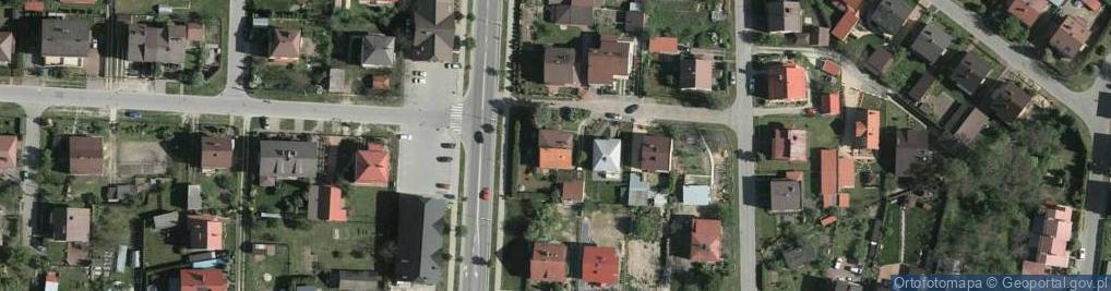 Zdjęcie satelitarne Usługi Projektowe Nadzór Inwes i Pośrednictwo Ubezpiecz