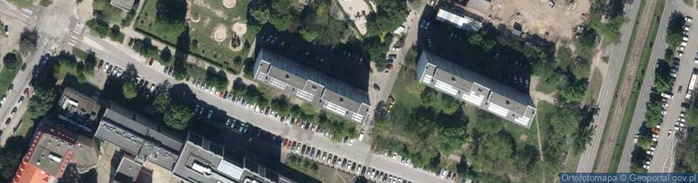 Zdjęcie satelitarne "Usługi Projektowe" Steliga Zdzisław