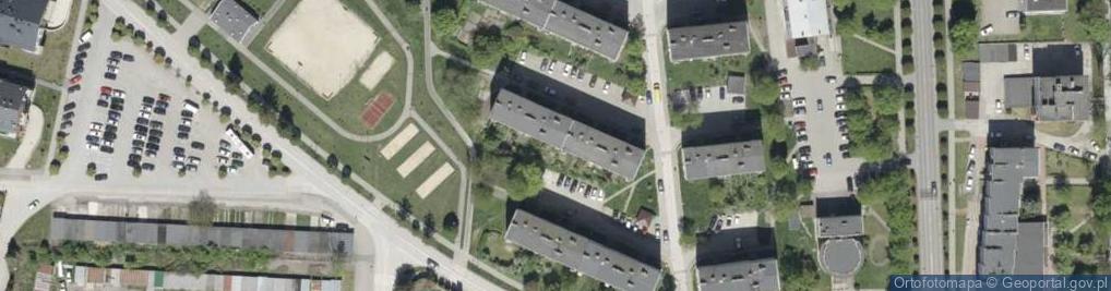 Zdjęcie satelitarne Usługi Projektowe w Budownictwie