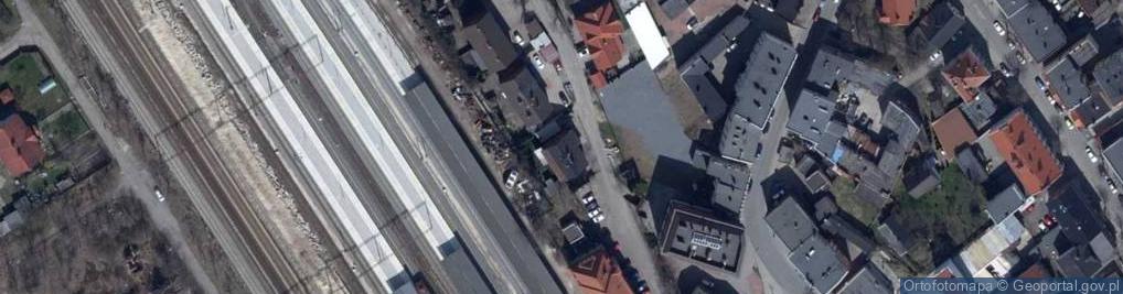 Zdjęcie satelitarne Usługi Projektowo Kserograficzne